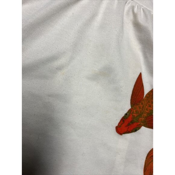 Vintage Alfred Shaheen Koi Fish Shift Dress, Hawaiian Polynesian Style, Side Slits main image 0